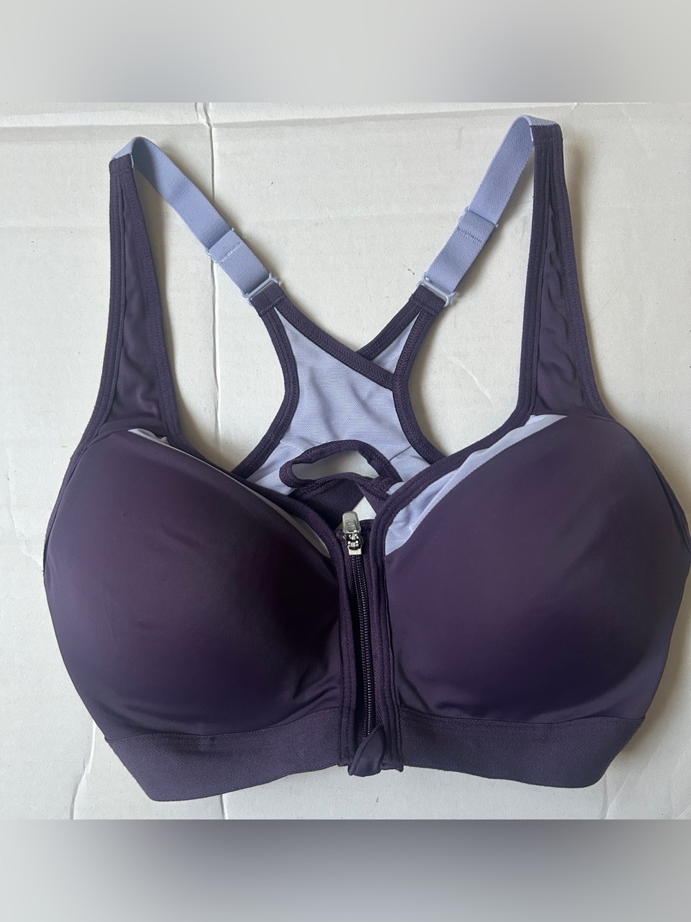 Women’s Sports Bra Zip Front Racerback